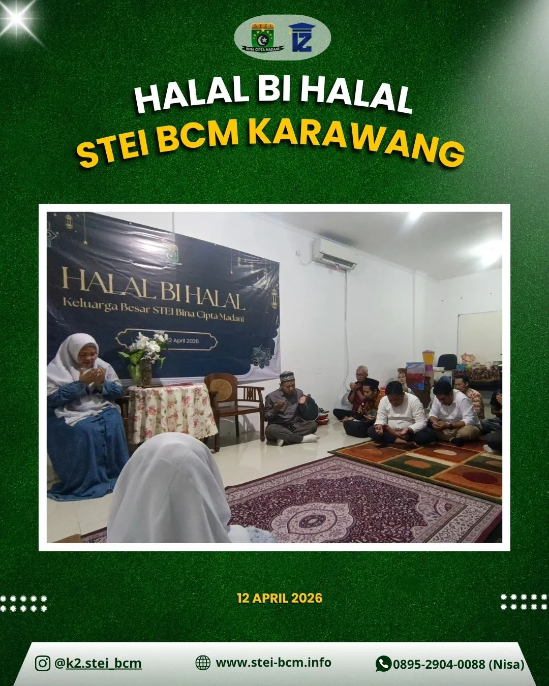 Kegiatan Halal bi Halal STEI Bina Cipta Madani 2026